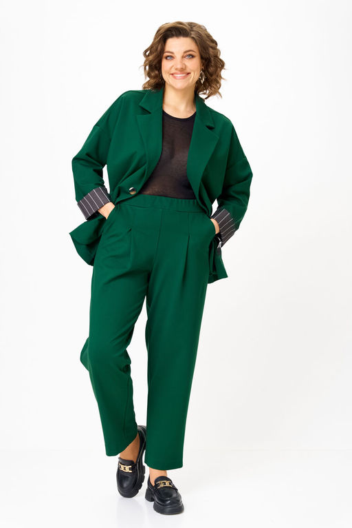 Костюм Michel Chic 1437 изумрудный  фото 5