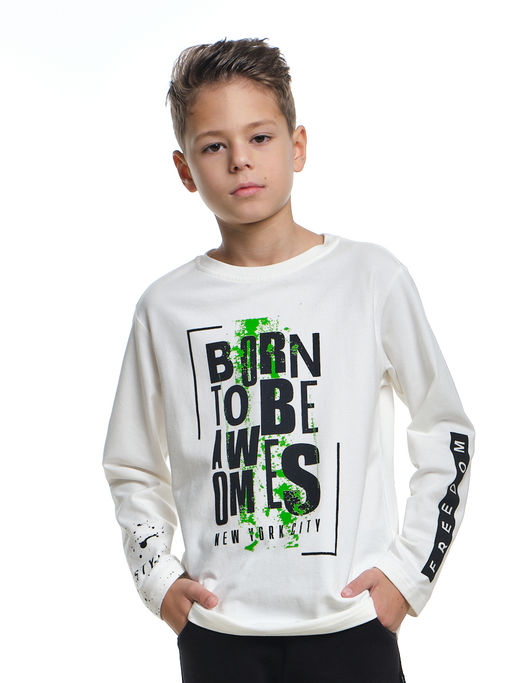 Лонгслив для мальчика с принтом UD 7764 касар