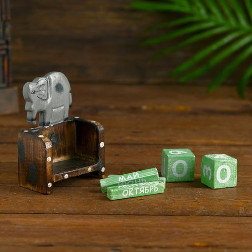 Вечный календарь Слоник, 7410 см, дерево, МИКС - Simaland фото 3