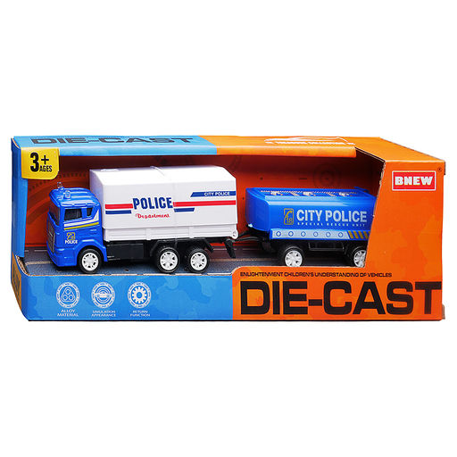 Машина "Полиция города" металл, в коробке