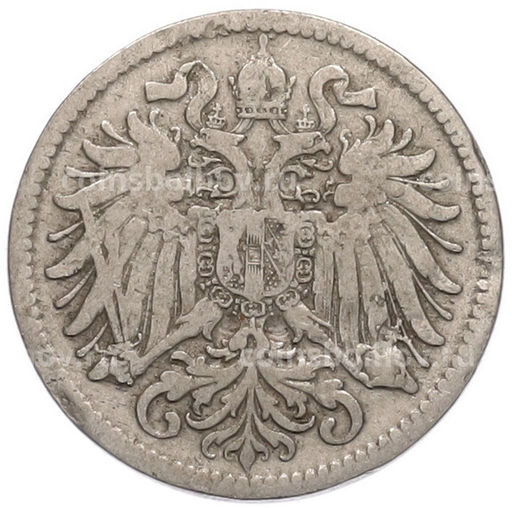 Монета 10 геллеров 1895 года Австрия