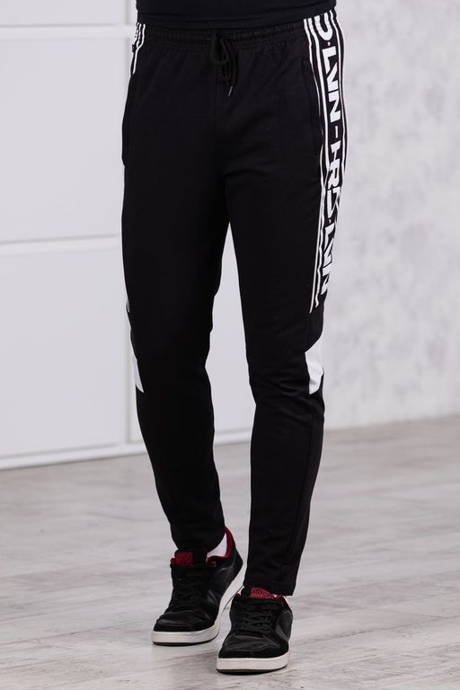 Брюки спортивные 
 3.MM154B-чёрный