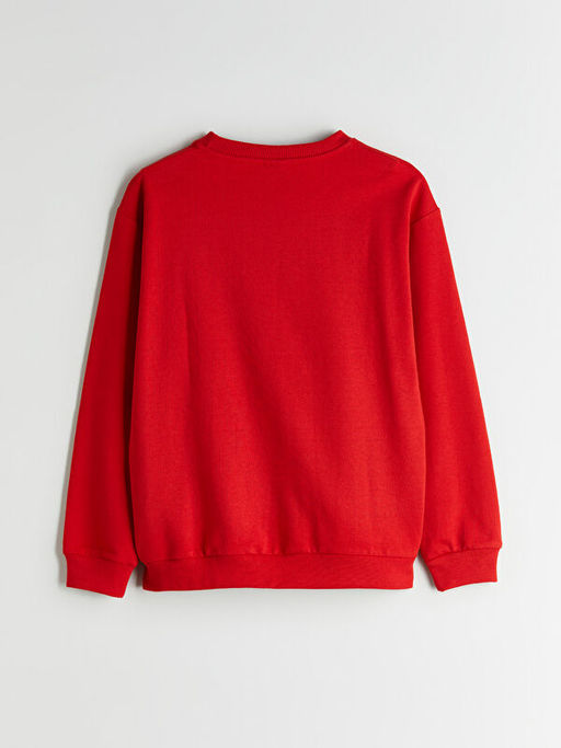Bisiklet Yaka Erkek ?ocuk Sweatshirt