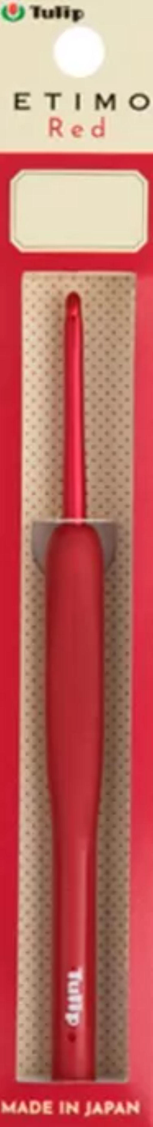 Крючок для вязания с ручкой "ETIMO Red" Tulip