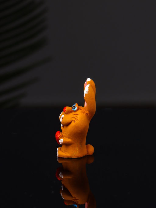 Фигурка полистоун Зайчик с сердцем, 3.5?1.8?1.7 см