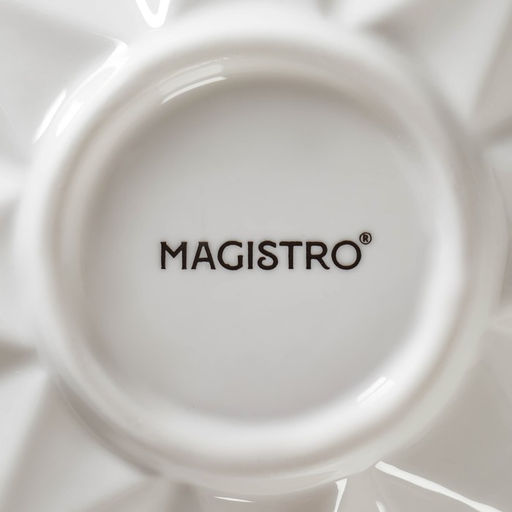 Салатник фарфоровый Magistro Изобилие, 260 мл, d=15 см, цвет белый фото 9