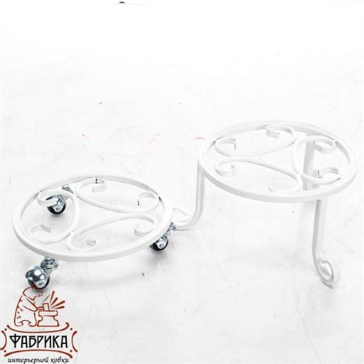 Подставка для цветов напольная 21-002W - Фабрика интерьерной ковки фото 5