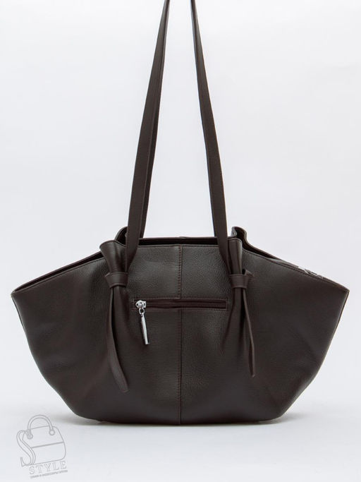 Сумка женская кожаная 2394-1Y coffee Polina&Eiterou