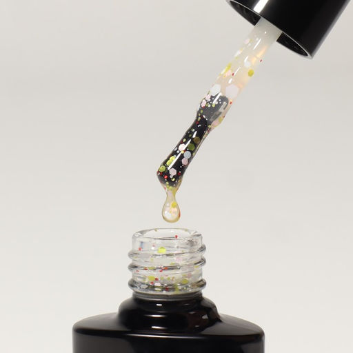 Гель лак для ногтей, MILK GLITTER, 3-х фазный, 8мл, LED/UV, цвет прозрачный (04) - Queen fair фото 6