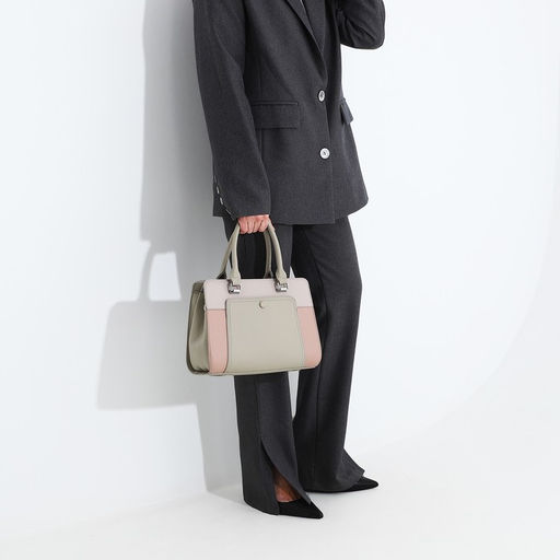 Сумка тоут на молнии, наружный карман, длинный ремень, цвет бежевый - Simaland фото 8