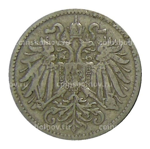 Монета 10 геллеров 1893 года Австрия