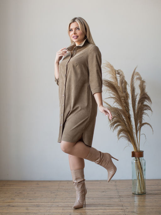 Платье 1385 песочный - Novita фото 2