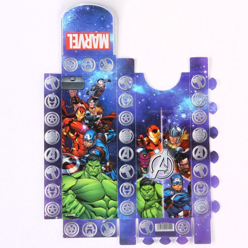 Цена за 5 шт. Пенал-футляр пластиковый, 75х195х25 мм, сборный, Мстители - Marvel фото 6