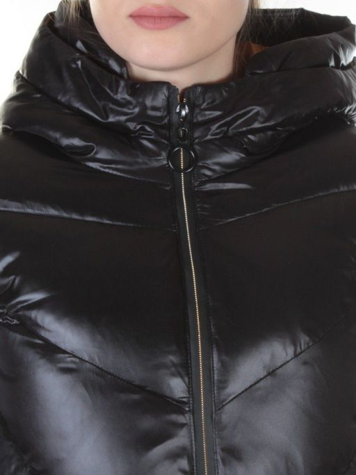 002 BLACK Пальто женское зимнее Snow Grace