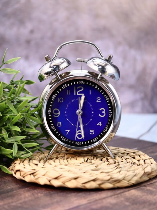 Часы-будильник "Wake up clock", blue (16,5х12,5 см)