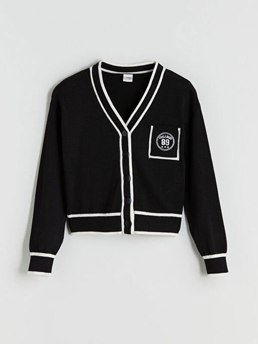 V Yaka K?z ?ocuk Triko H?rka