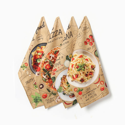 Цена за 2 шт. Набор полотенец «Этель» Italian food, 4 шт., 100% хлопок