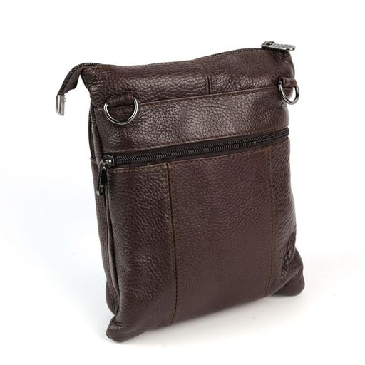 Мужская кожаная сумка 1106 Браун - Dff фото 3