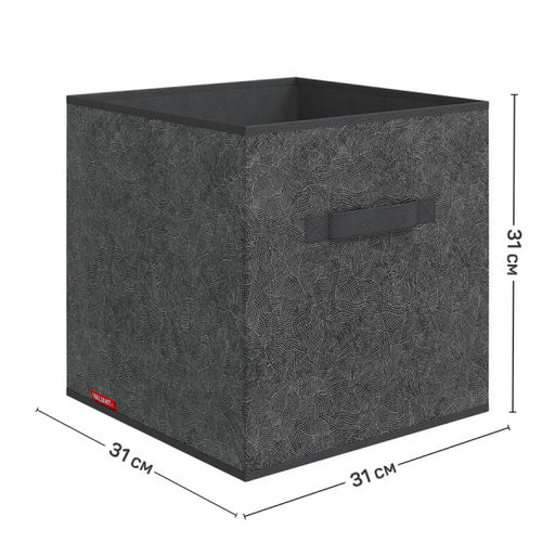 VAL MN-BOX-3K Короба стеллажные, без крышки, 31*31*31 см, набор 3 шт., MONET NIGHT, шт