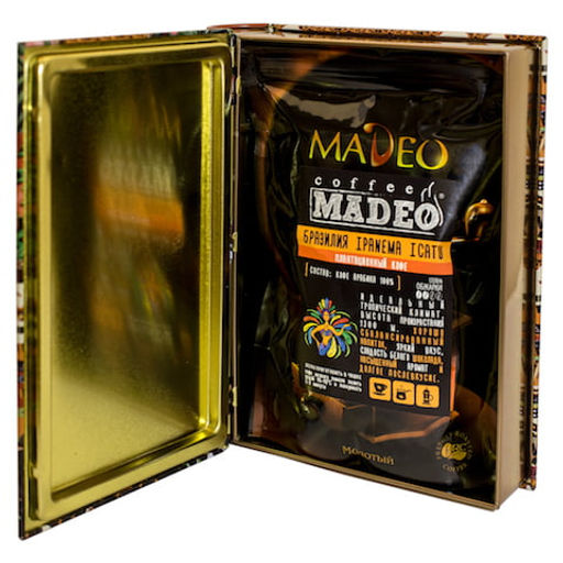 Эфиопия кофе молотый Madeo 0,150 кг (ЛЕГЕНДЫ О КОФЕ ТОМ 1)  фото 2