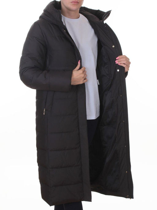 2037 DK. GRAY Пальто зимнее женское (200 гр. холлофайбер) - Fashion фото 8