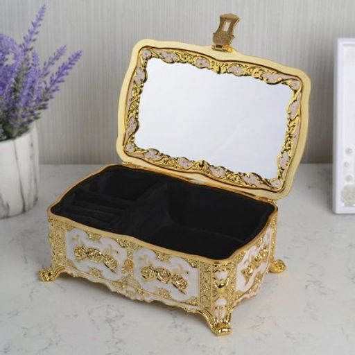Шкатулка с зеркалом 22х14х9 / 7275A /уп 1/ - Галеонтрейд фото 5