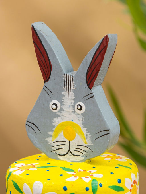 Шкатулка «Заяц», 9×9×16 см, дерево