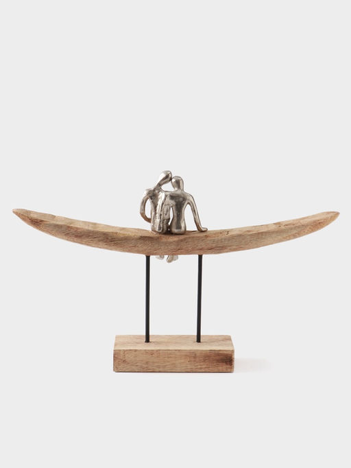 Сувенир Романтика, 46?8?30 см, алюминий, манговое дерево