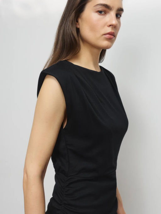 Футболка из вискозы с драпировкой / Zarina фото 6