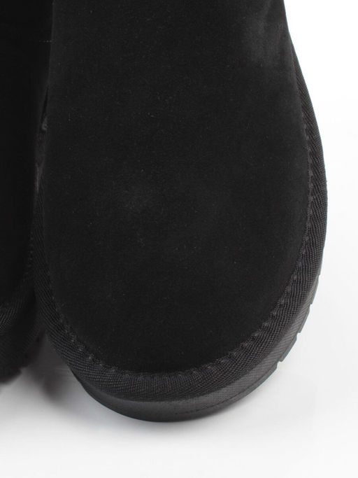 PF5854-1 BLACK Угги женские (натуральная замша, 100% шерсть)