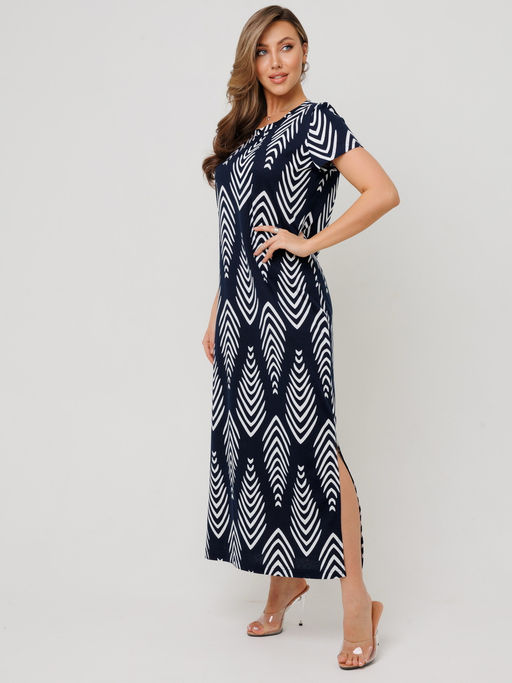 Платье женское П-197 (кулирка) Жёлтая - Elenatex фото 2