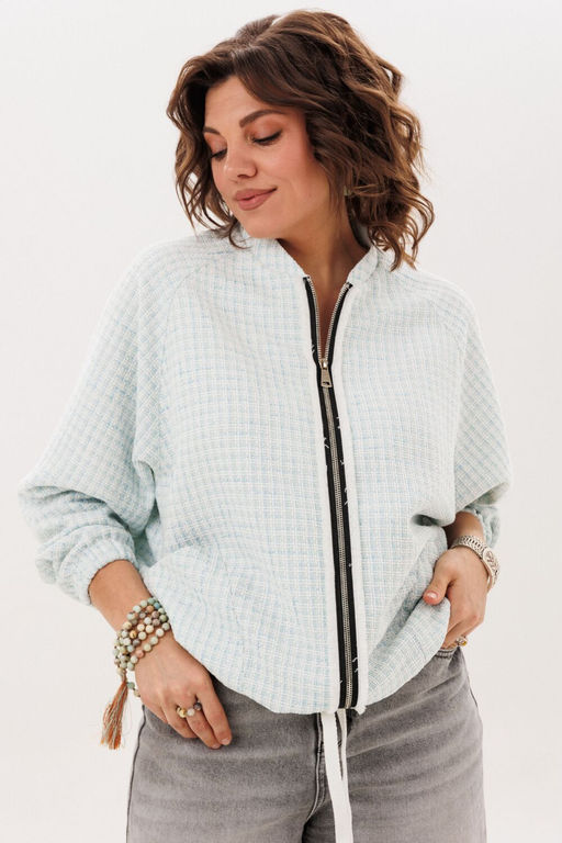 Бомбер ANELLI 1778.1 светло голубой  фото 7