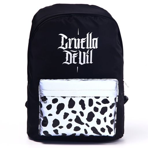 Рюкзак со светоотражающим карманом, 30 см х 15 см х 40 см Плохие девочки, Злодейки - Disney фото 3