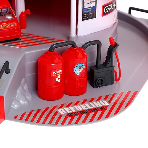 Парковка для машин Служба спасения, 2 уровня, вертолетная площадка - Simaland фото 5