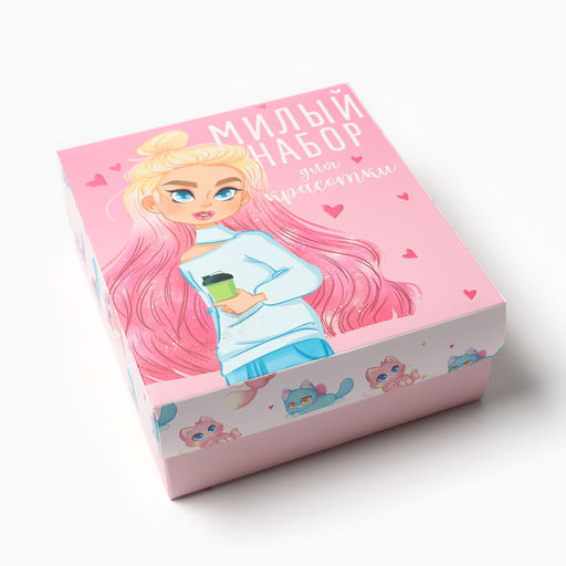 Подарочный набор термос и носки 3 пары KAFTAN Красотка, р. 36-37 (22-24 см)  фото 6