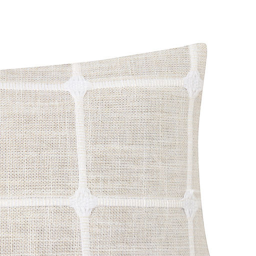 Наволочка декоративная Этель Квадраты цвет молочный,45х45 см полиэстер  фото 8