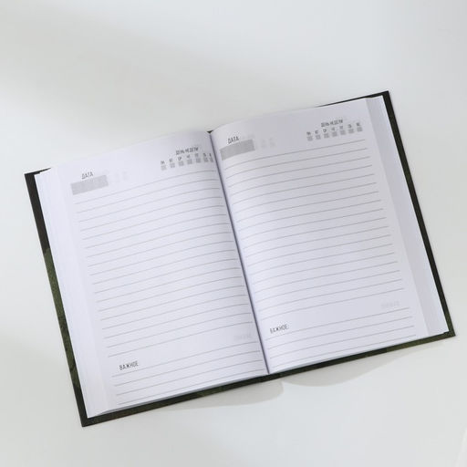 Ежедневник в твердой обложке А5, 160 л Зеленый - Artfox фото 3