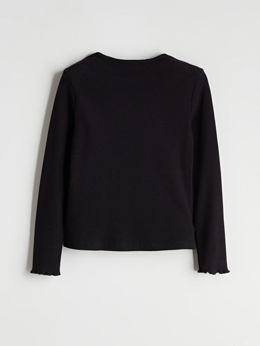 Bisiklet Yaka K?z ?ocuk Ti??rt