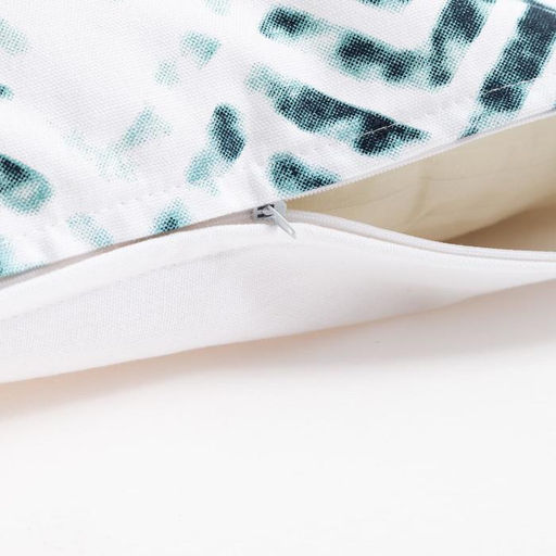 Наволочка декоративная 40х40 см, Zigzags mint, 100% хлопок - Этель фото 3