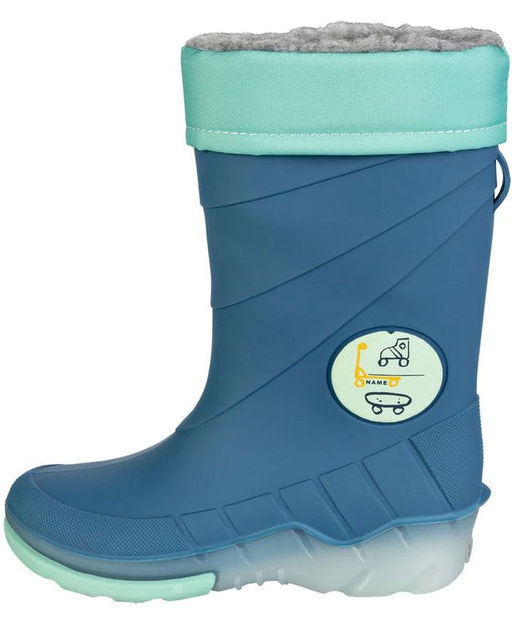 Утепленные резиновые сапоги для девочек LUPILU с мигающими пятками  фото 24