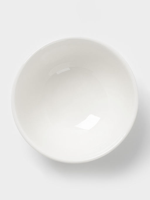 Цена за 2 шт. Салатник толстостенный Доляна White Label, 400 мл, d=12.5 см, фарфор, белый