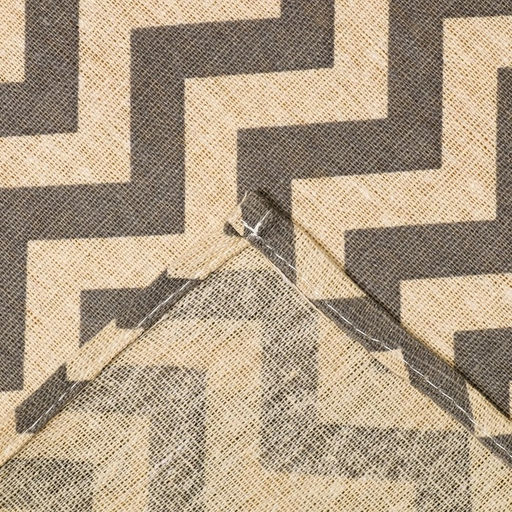 Набор декоративных салфеток Доляна 40х40см 4шт, Зигзаг серый, 100% пэ  фото 3