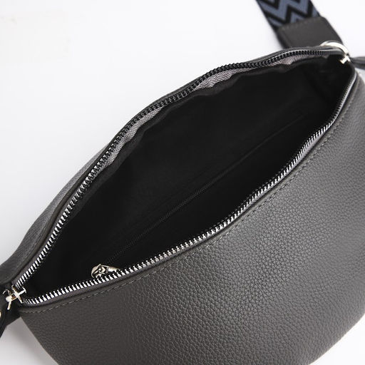 Сумка кросс-боди на молнии, цвет тёмно-серый - Simaland фото 5