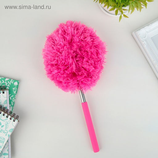 Щётка для удаления пыли, телескопическая ручка Доляна, 25-60 см, цвет МИКС  фото 11