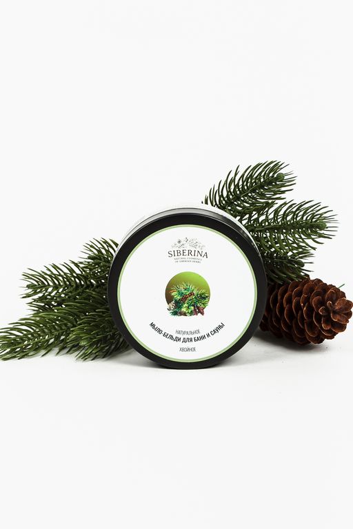 Мыло-бельди для бани и сауны Хвойное SIBERINA