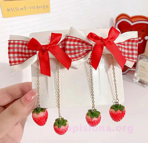 Набор заколок для волос Strawberries - Купи слона фото 2