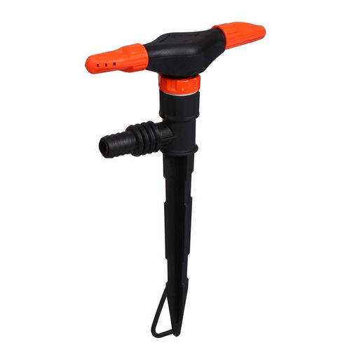 Распылитель 2−лепестковый, штуцер под шланги 1/2" (12 мм) − 3/4" (19 мм), пика, пластик, «Жук»