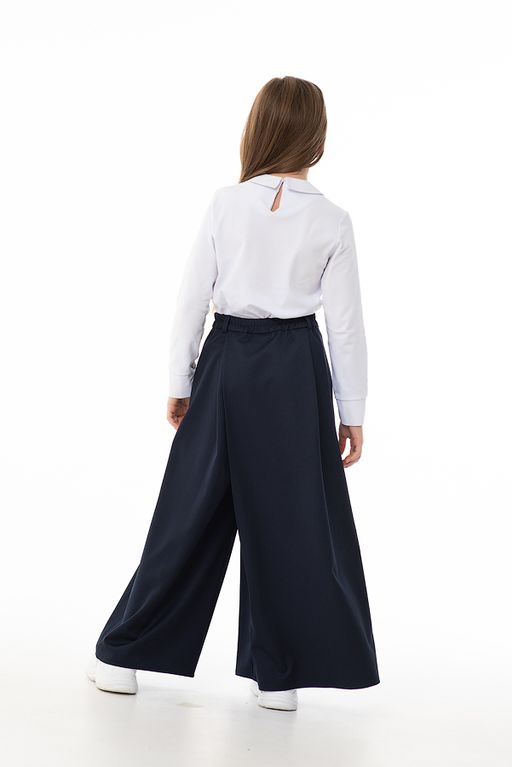 Синие школьные брюки Mooriposh, модель 0419 фото 5