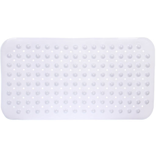 Коврик в ванну 70х38 "Ариэль" белый