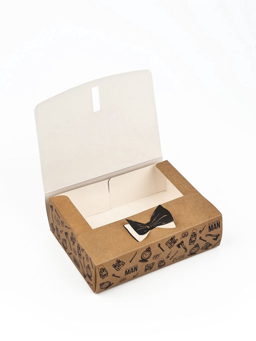 Цена за 2 шт. Коробка подарочная складная, упаковка, Лучшему мужчине, 16.5?12?5 см